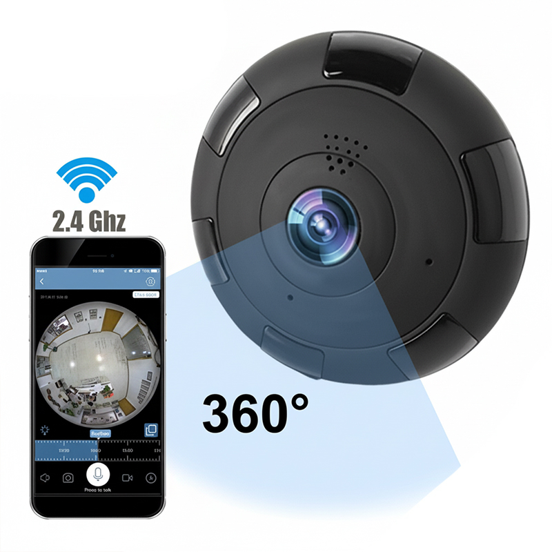 Wifi IP Fish Eye Camera 360 Degree Panoramic VR 2 mega pixcel Tech Toolsonline shop bangladeshothoba.com