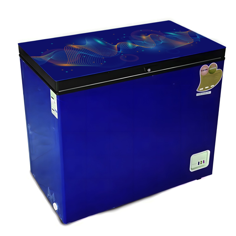 Picture of VISION Glass Door Chest Freezer RE-350 LiterBlue Points Curve