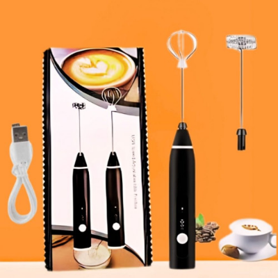 Picture of Electric Coffee Mixer Rechargeable Milk Shaker Maker Frother Foamer USB Charging