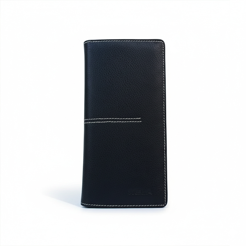 Picture of LUXIO Classic Long Wallet for Men – Black Premium Genuine Leather, Multi-Card Slot, Slim & Stylish Money Bag | Minimalist Leather Wallet for Men Picture of LUXIO Classic Long Wallet for Men – Black Premium Genuine Leather, Multi-Card Slot, Slim & Stylish Money Bag | Minimalist Leather Wallet for Men