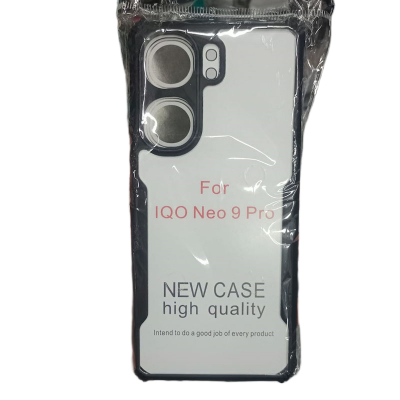 Picture of Xundd Back Cover for vivo iQOO Neo9 Pro Transparent Hybrid Hard PC Back Bumper