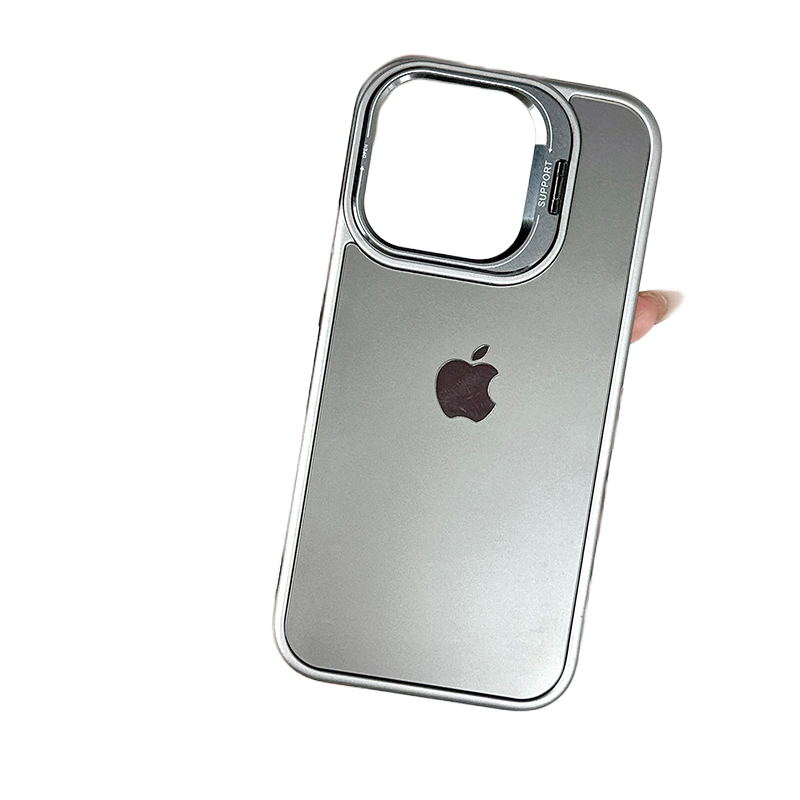 Picture of iPhone 12 Series New Matte Camera Stand Case for ✔ iPhone 12 ✔ iPhone 12 Pro ✔ iPhone 12 Pro Max back cover