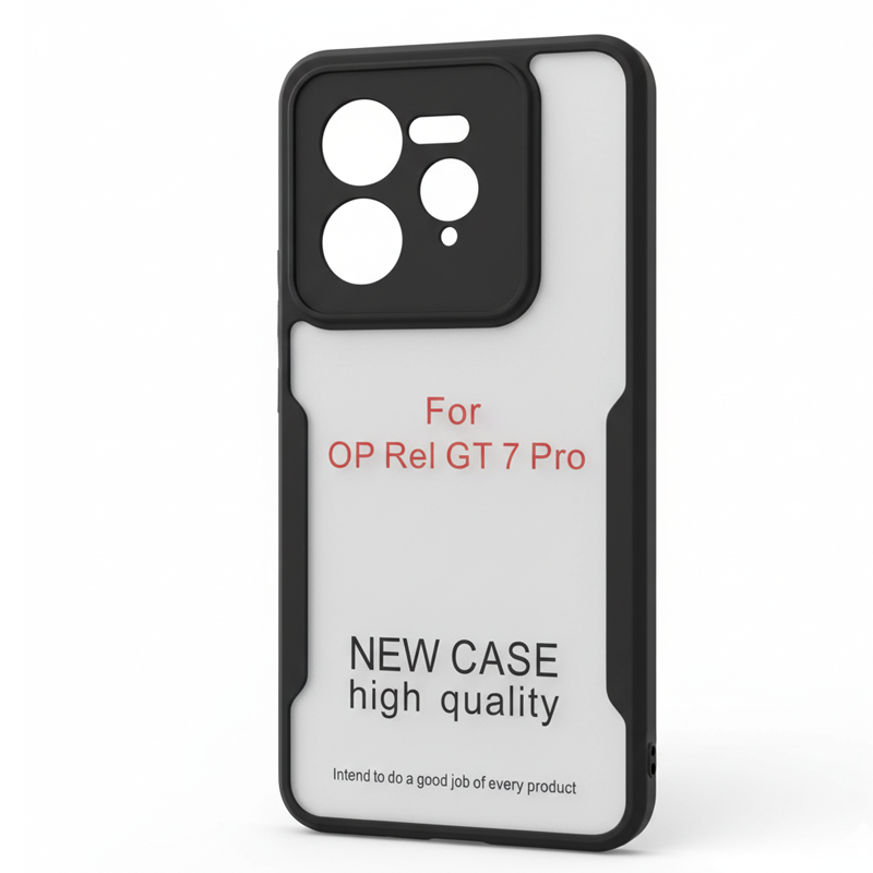 Picture of Xundd Back Cover for Oppo Realme GT 7 Pro Transparent Hybrid Hard PC Back Bumper