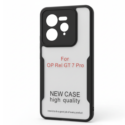 Picture of Xundd Back Cover for Oppo Realme GT 7 Pro Transparent Hybrid Hard PC Back Bumper