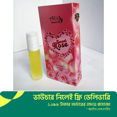 Picture of Alif  Sweet Rose Attar For Men(হালাল) - 8ML