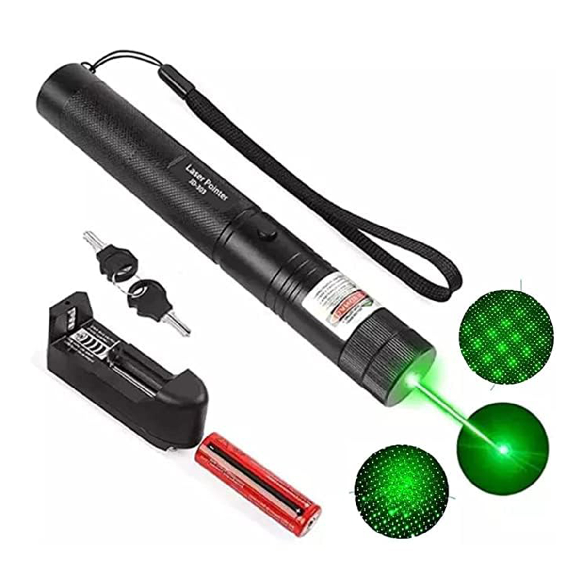 Picture of Powerfull Rechargeable Laser Pointer - Green