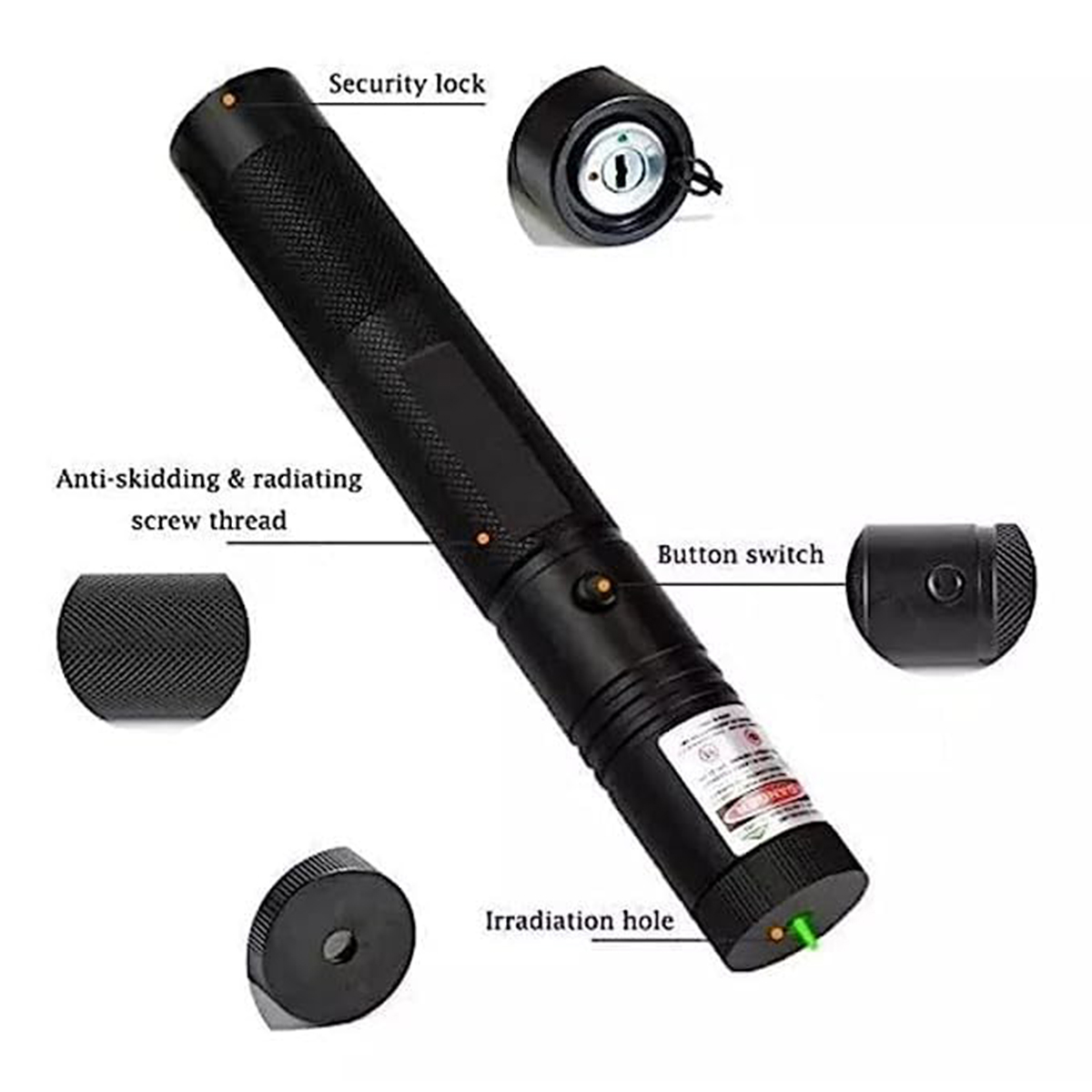 Picture of Powerfull Rechargeable Laser Pointer - Green