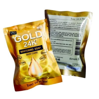Picture of Vivi Skin Care Gold 24k Whitening Soap - 80gm