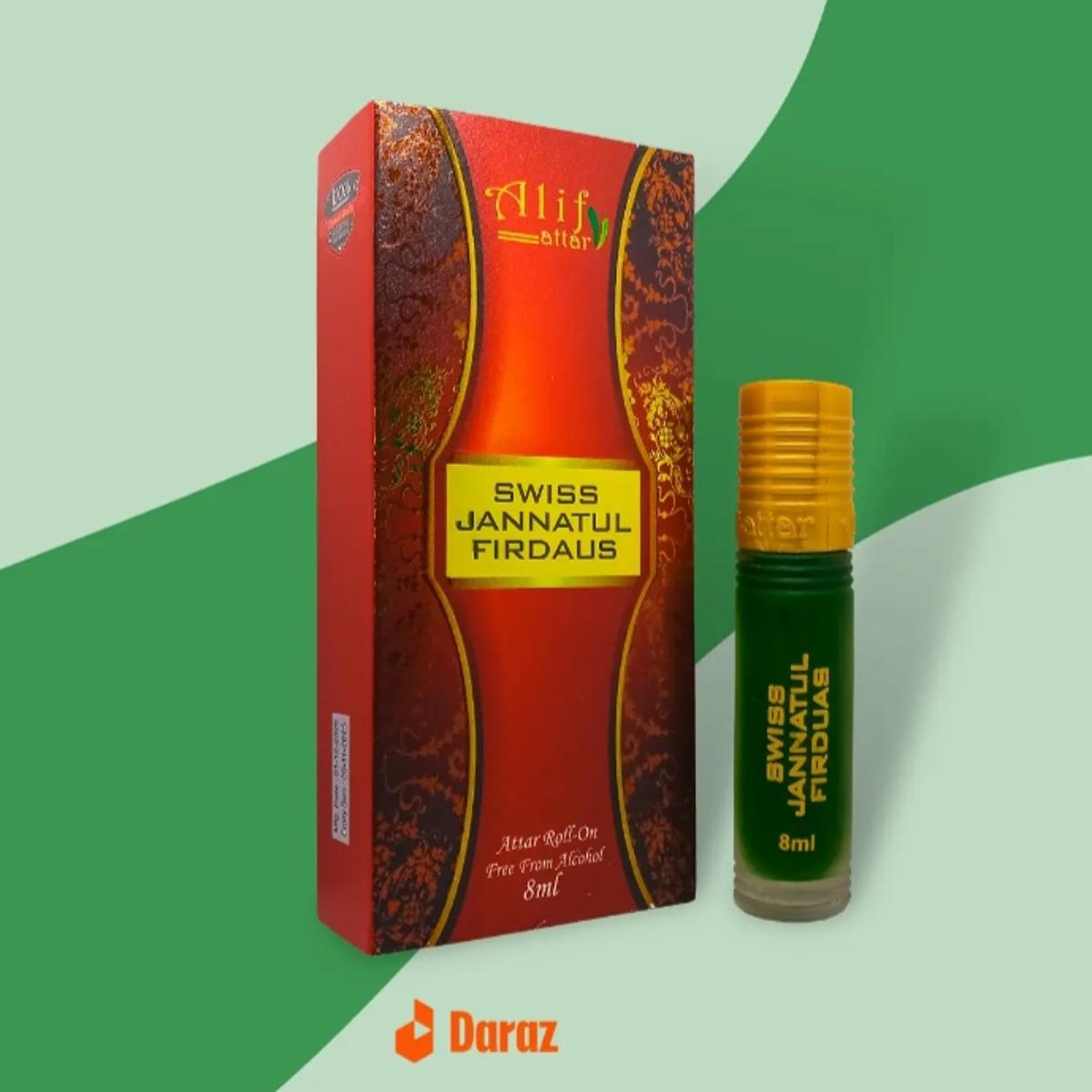 Picture of Alif Swiss Jannatul Firdaus Premium Attar ( Halal ) -8ml