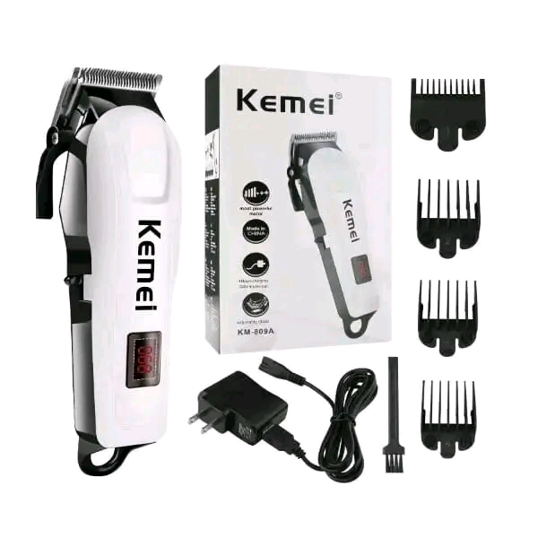 Picture of Kemei KM-809A Digital AC/DC Electric Rechargeable Professional Hair Clipper Trimmer Picture of Kemei KM-809A Digital AC/DC Electric Rechargeable Professional Hair Clipper Trimmer