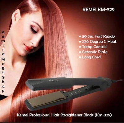 Picture of Hair Straightener KM-329 - Black