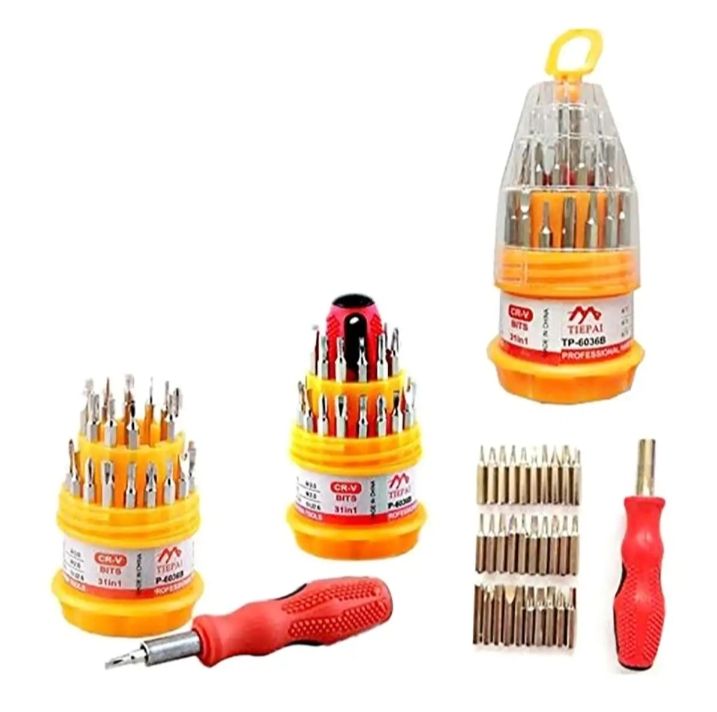 Picture of Multifunction 31 in 1 Precision Handle Mini Screw driver set Mobile Phone Watch Laptop Repair Kit Tools Household Accessories Picture of Multifunction 31 in 1 Precision Handle Mini Screw driver set Mobile Phone Watch Laptop Repair Kit Tools Household Accessories