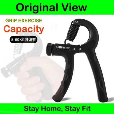 Picture of New 5-60Kg Gym Fitness Hand Grip For Men Adjustable Finger Heavy Exerciser Strength Muscle Recovery Hand Gripper Trainer - Improve Hand Strength