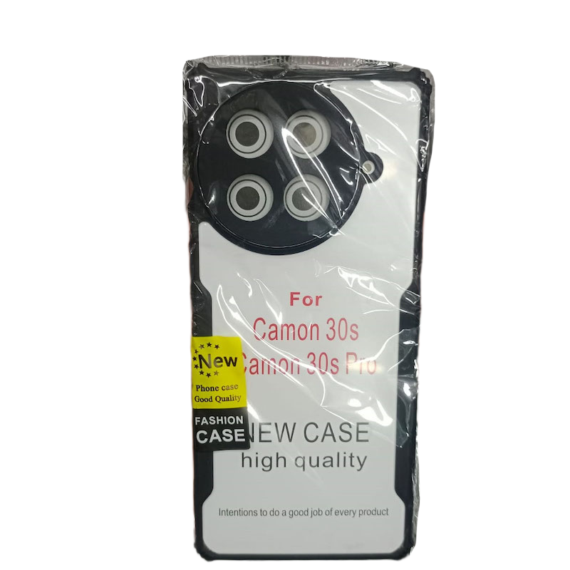 Picture of Xundd Back Cover for Tecno Camon 30S / Tecno Camon 30S pro Transparent Hybrid Hard PC Back Bumper