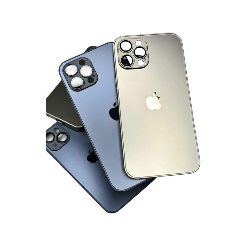 Picture of AG Glass Case With Apple Logo Case for Iphone 15 pro | Iphone 15 pro