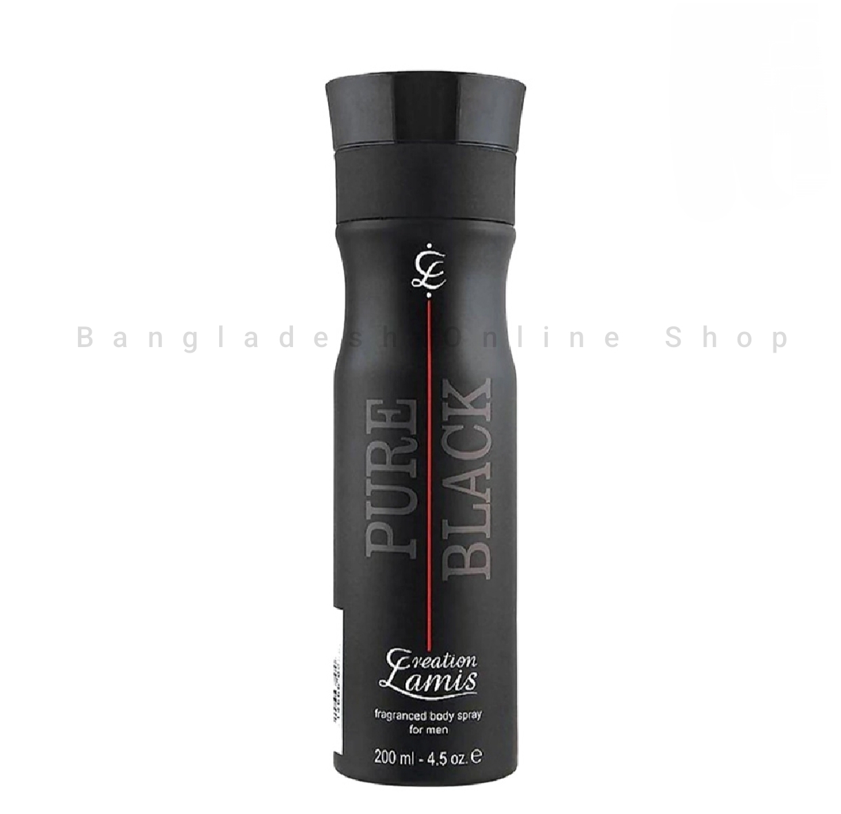 Picture of International product Body Spray Creation Lamis Pure BLack perfume for male - 200 ml