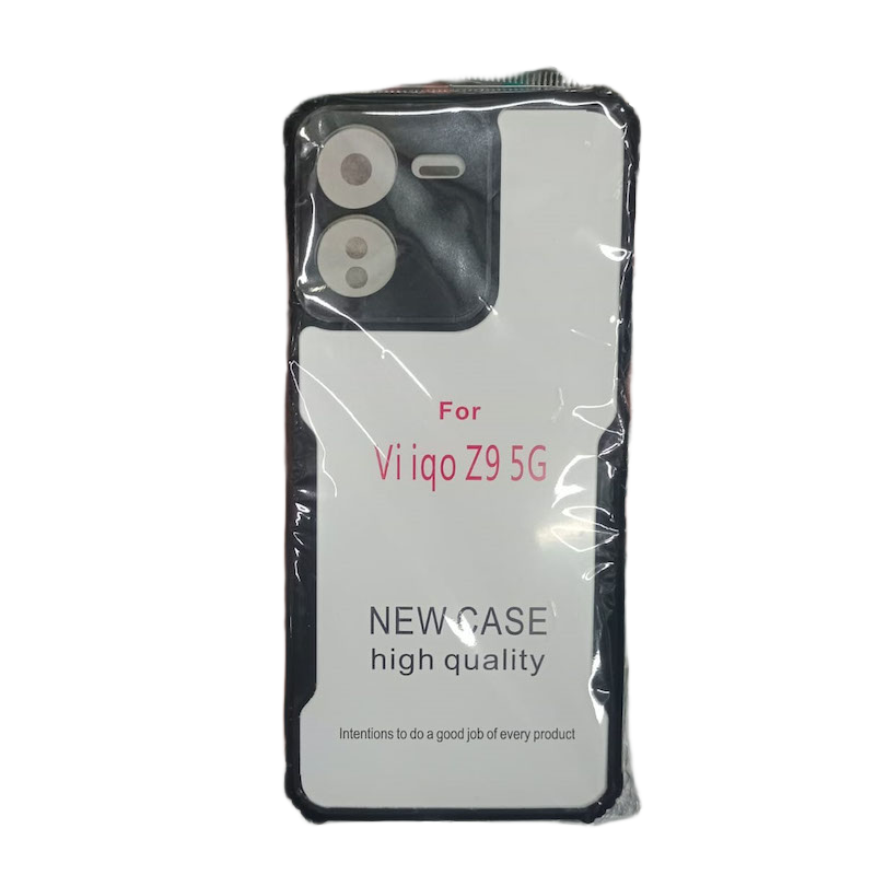 Picture of Xundd Back Cover for Vivo iQOO Z9 5G Transparent Hybrid Hard PC Back Bumper