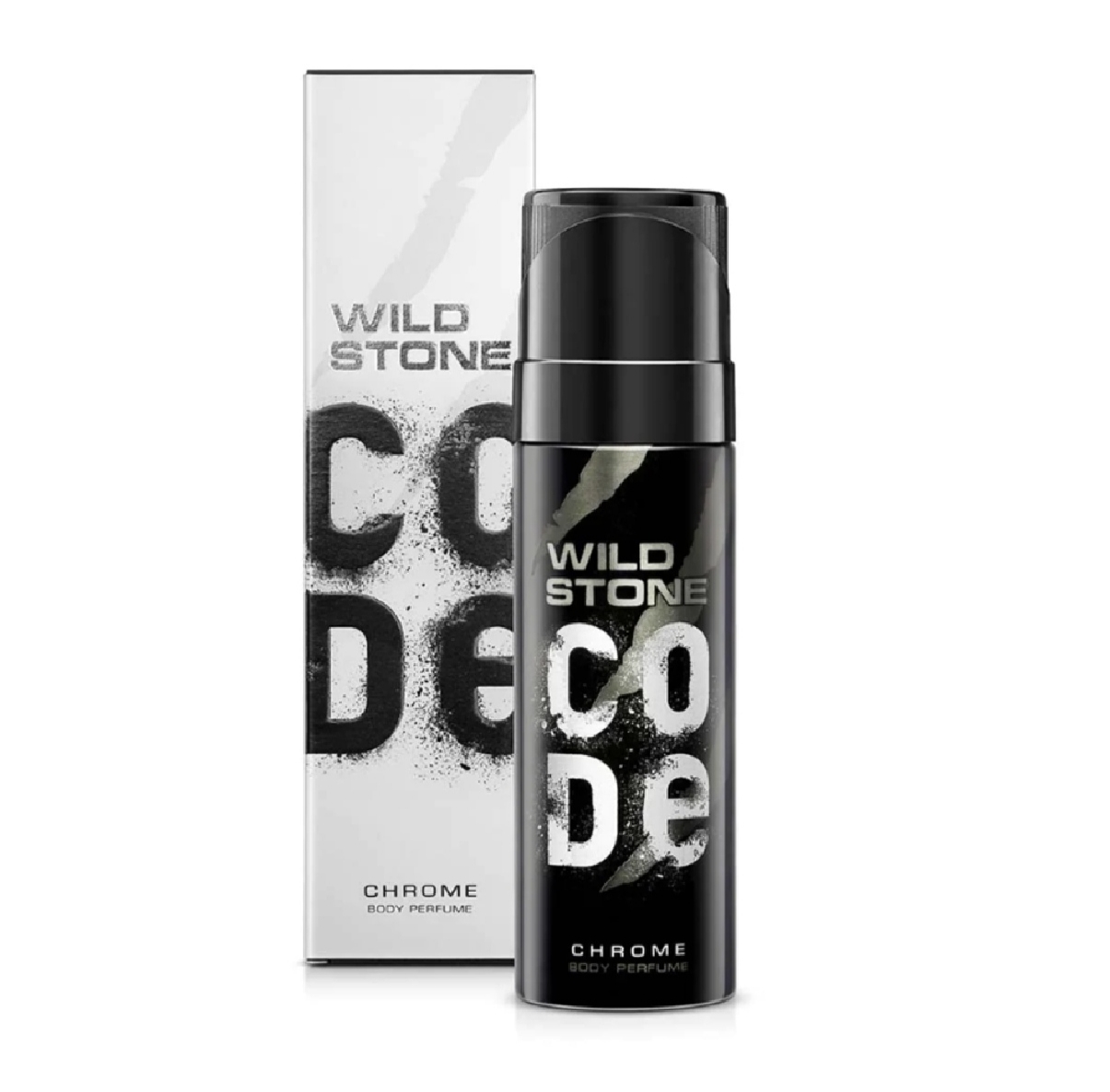 Picture of Wild Stone - Code Chrome No Gas Body Perfume For Men, Long Lasting Intense Fragrance - 120ml