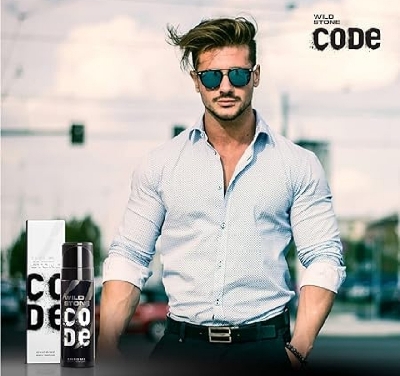 Picture of Wild Stone - Code Chrome No Gas Body Perfume For Men, Long Lasting Intense Fragrance - 120ml