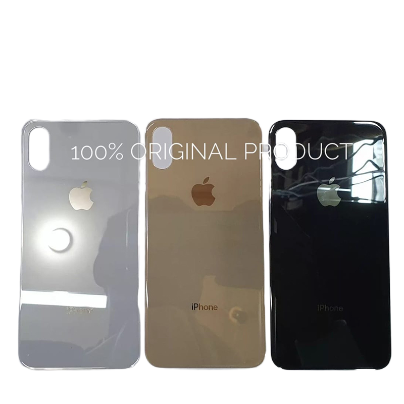 Picture of For Apple iPhone XS  Phone Battery Back Cover Backshell Glass Battery Rear Case Phone Battery Back Cover Backshell Glass Battery Rear Case