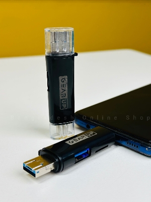 Picture of Multifunction OTG Card Reader- Type-C/USB /Micro USB/micro SD Memory Card Reader-1ps