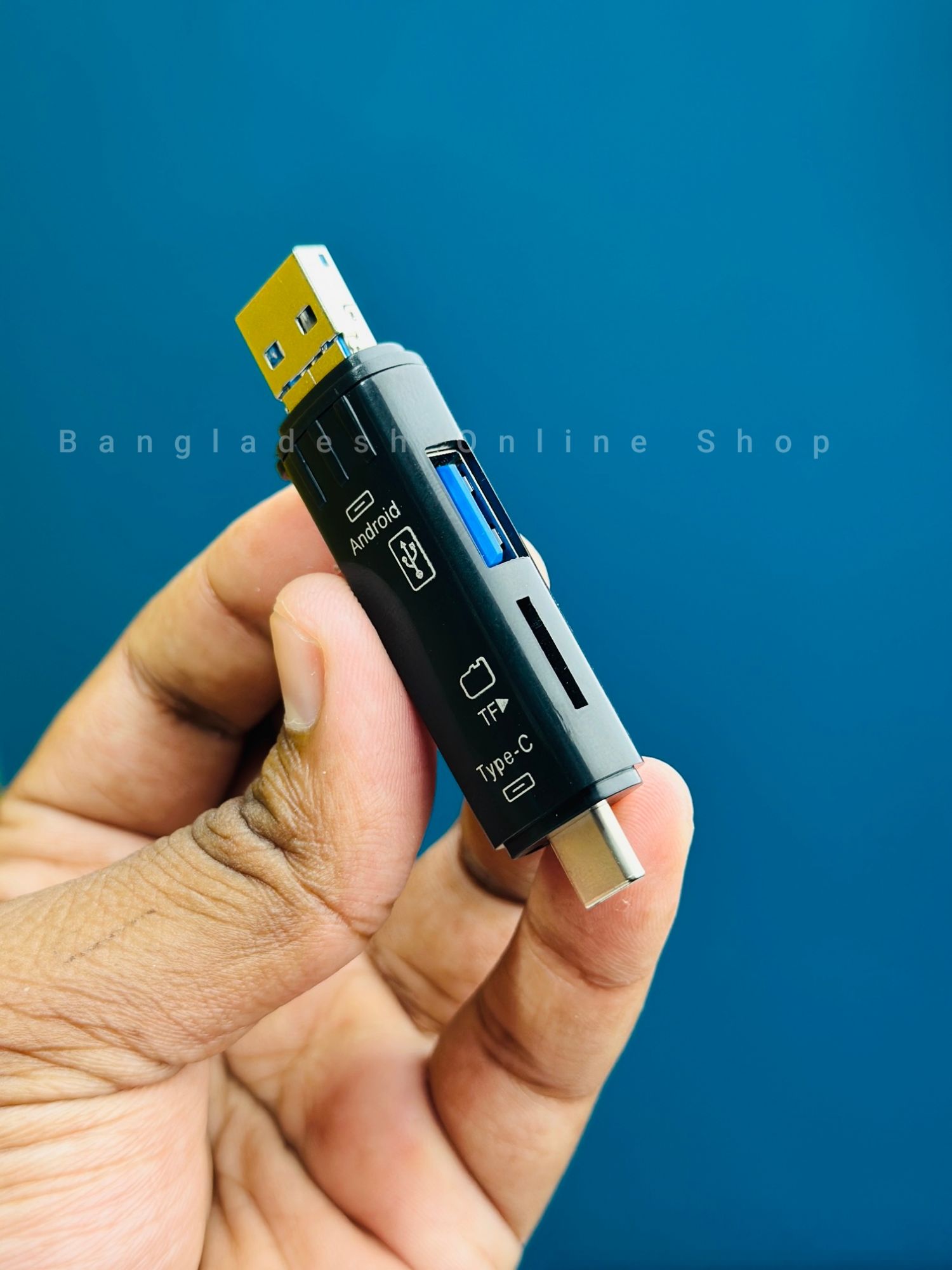 Picture of Multifunction OTG Card Reader- Type-C/USB /Micro USB/micro SD Memory Card Reader-1ps