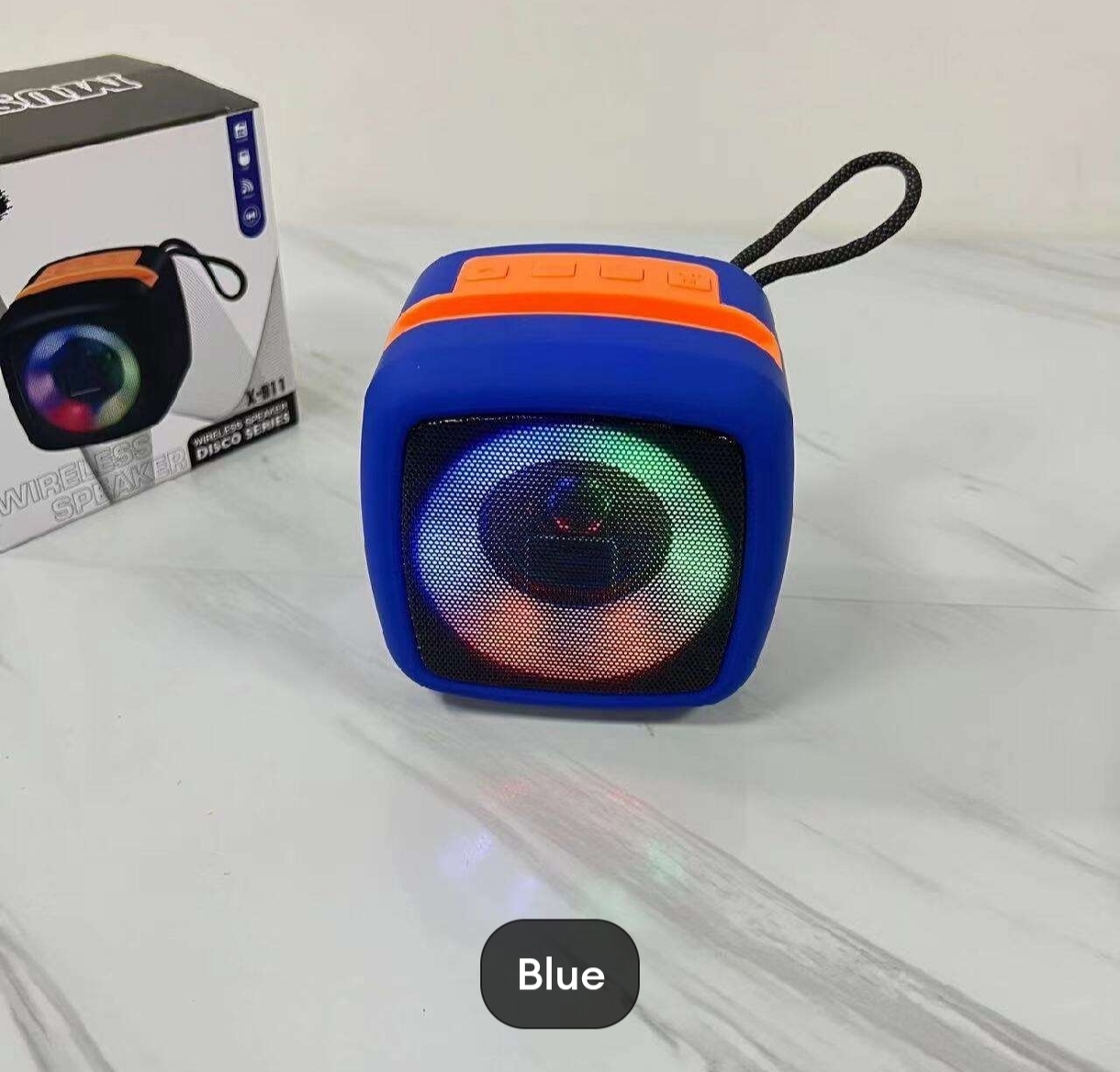 Picture of X-911 Bluetooth 5.0 USB, AUX, TF Card & FM Radio Supported RGB Lighting Speaker