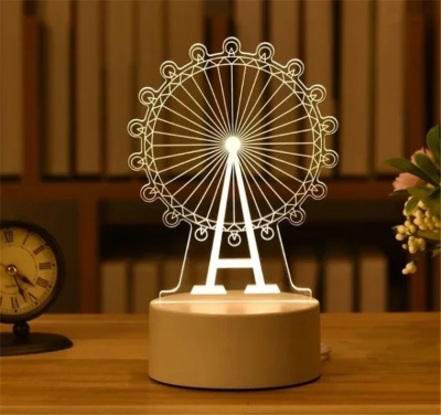 Picture of GearUP Acrylic Multicolor Night Lamp (Ferris Wheel)