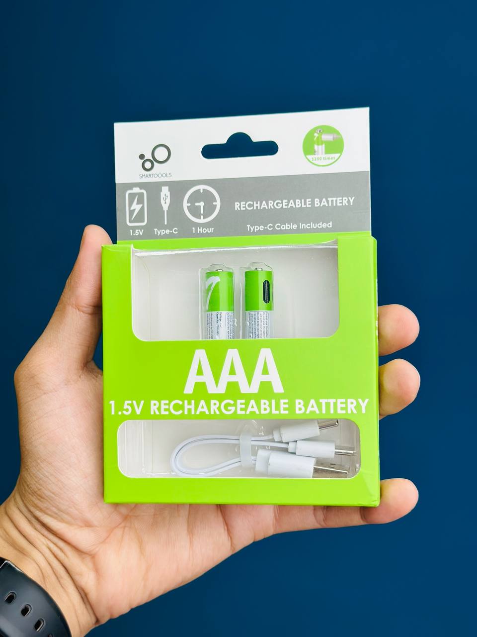 Picture of SmarToools RB20 AAA 1.5V 750 mWh Rechargeable Battery (2 Pcs Set)