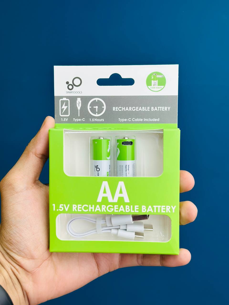 Picture of SmarToools RB20 AA 1.5V 2600mWh Rechargeable Battery ( 2 Pcs Set)