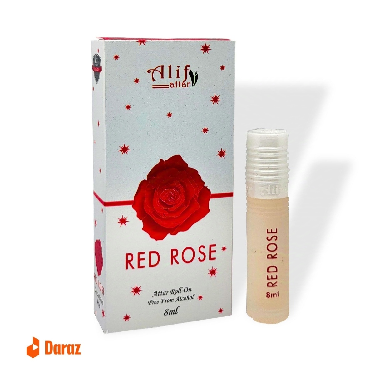 Picture of Red Rose Attar for men by Alif Attar - 8 ml
