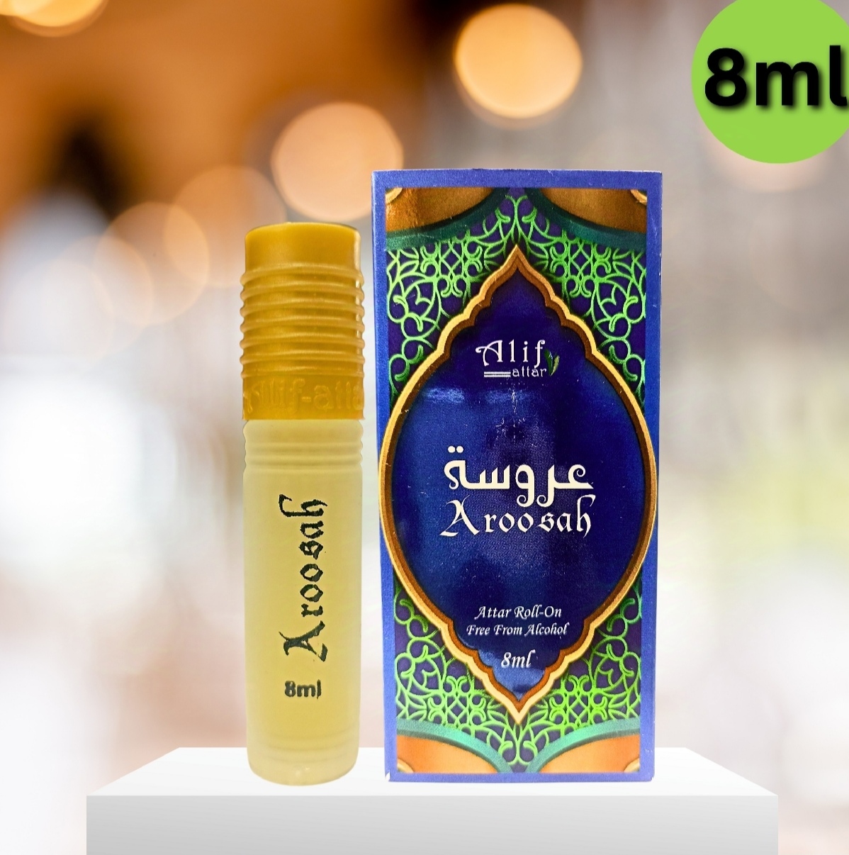 Picture of Aroosha Attar 8ml Roll On And Very Long Lasting Fragrance Oil By Alif Attar.