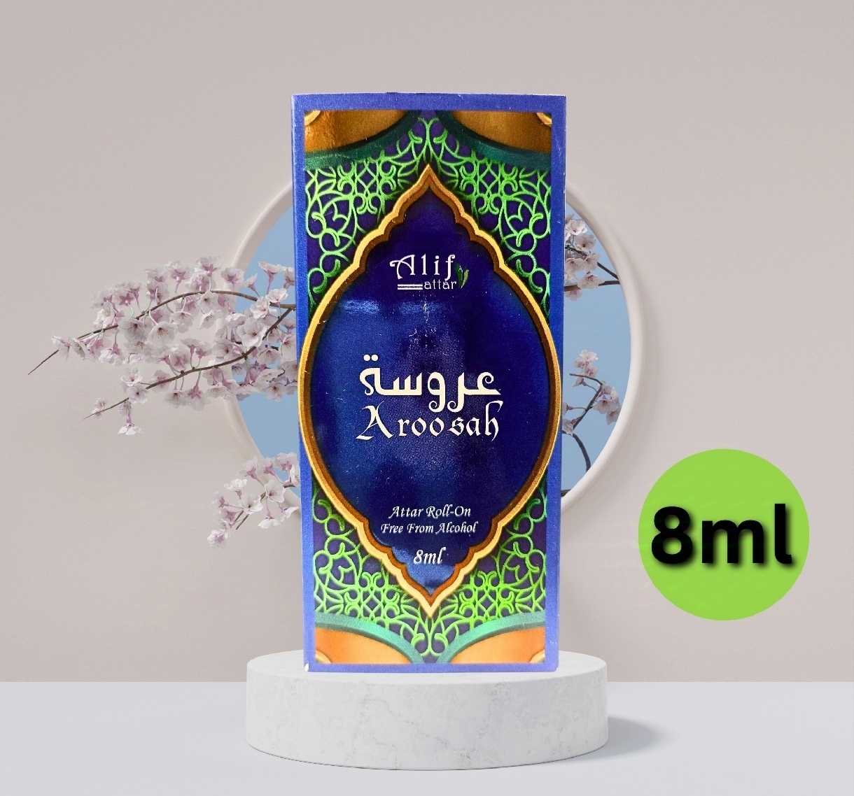 Picture of Aroosha Attar 8ml Roll On And Very Long Lasting Fragrance Oil By Alif Attar.