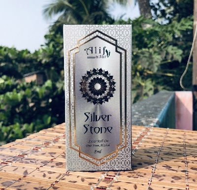 Picture of Alif SILVER STONE Attar Non-Alcoholic High-Quality Perfume Oil 8ml Roll-On