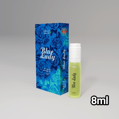 Picture of Blue Lady Attar by Alif Long lasting good Fragrance 8ml