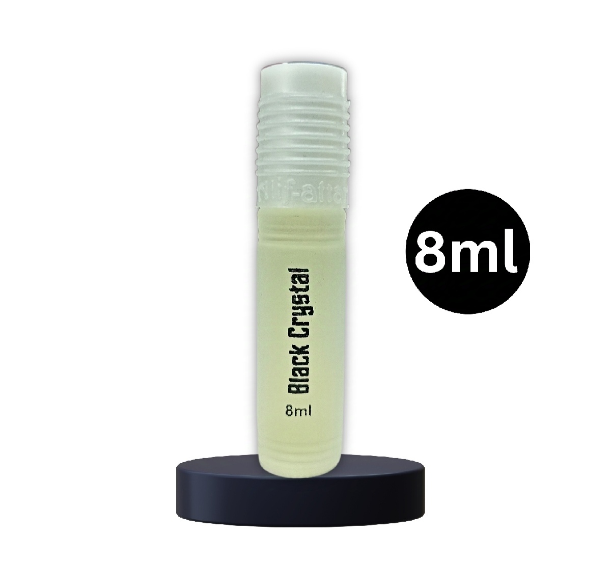 Picture of Black Crystal attar by Alif (Alif new collection) 8 ml roll on long lasting fragrance