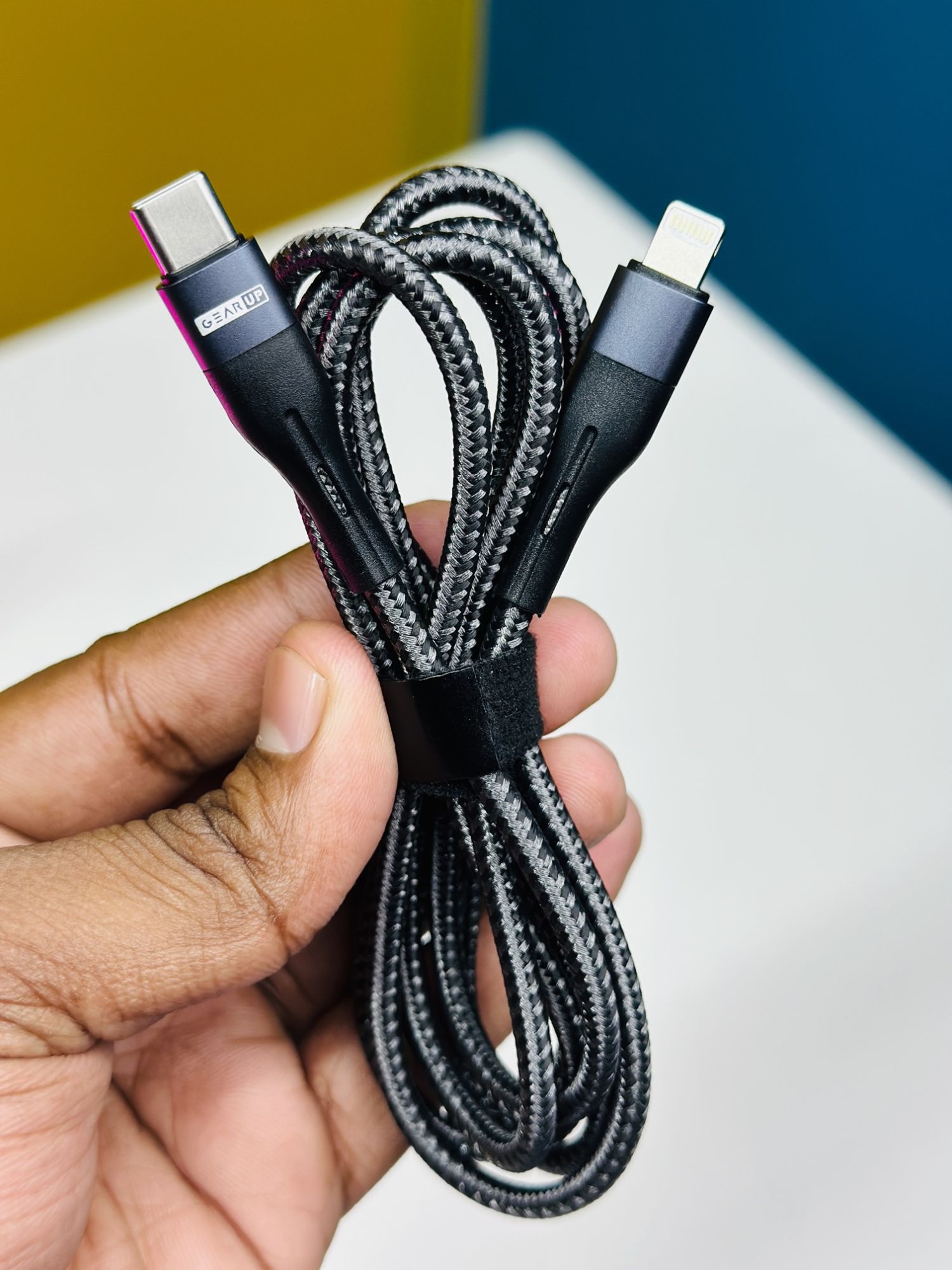 Picture of GearUP CL2015 Type-C to LIghtning 20W PD Fast Charging Cable & Data Cable 1.5m