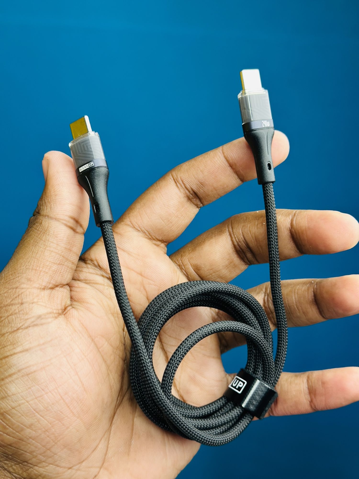 Picture of GearUP CC24015 Type-C to Type-C 240W PD Fast Charging Cable & Data Cable 1.5m