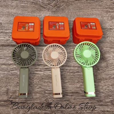 Picture of Jysuper jy-2517A Mini Fan | Portable USB Rechargeable Table Fan | Silent & Powerful Airflow | Best for Home, Office & Travel with premium Box