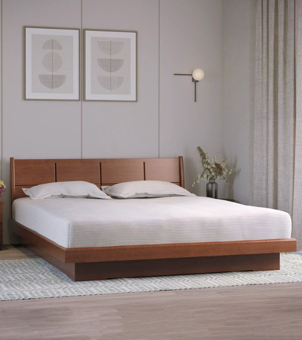 Buy Regal Legacy Wooden Double Bed Antique Online at Best Price