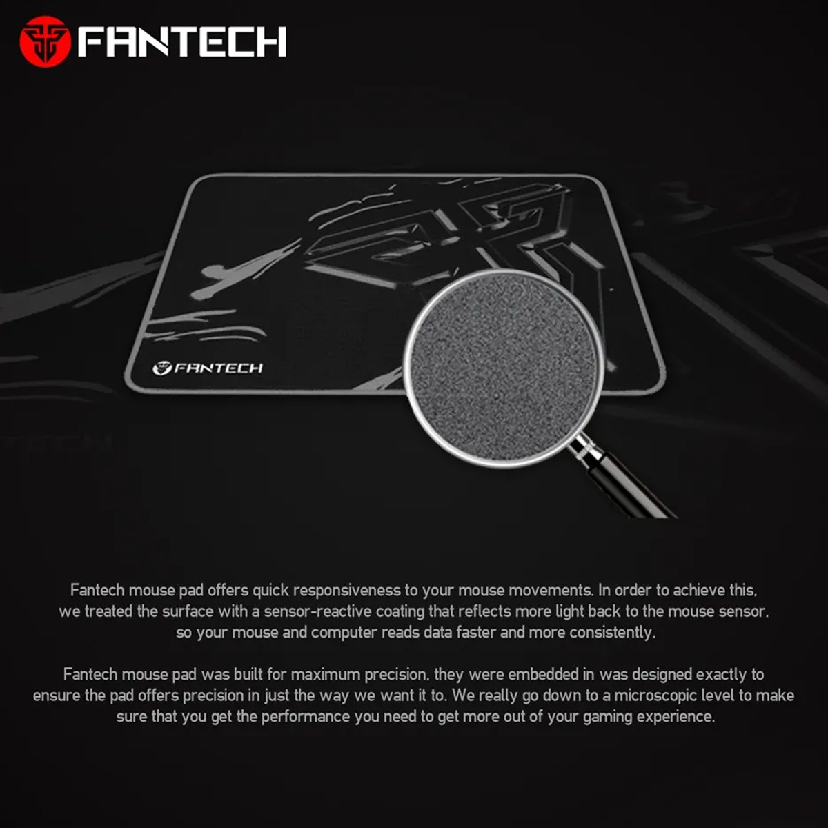 Picture of FANTECH SVEN MP35 Control Type Surfaces Enhanced With Anti-Slip Base and Smooth Surface Gaming Mouse Pad