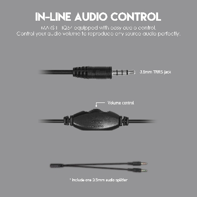 Picture of FANTECH MARS II  HQ54 WIRED GAMING HEADSET FOR MULTI-PLATFORM  COMPATIBILITY  MOBILE PC  AND  LAPTOP.