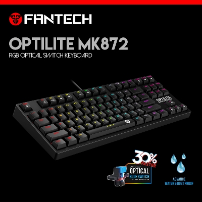 Picture of FANTECH MK872 RGB OPTILITE GAMING KEYBOARD