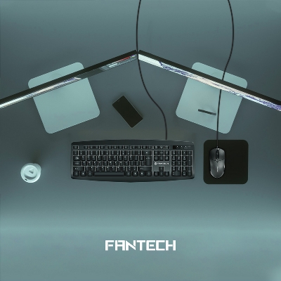 Picture of FANTECH KM100 STANDARD OFFICE KEYBOARD MOUSE COMBO