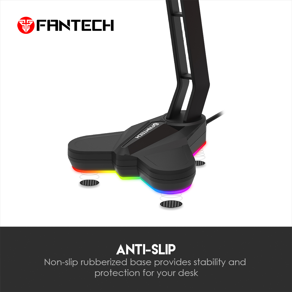 Picture of FANTECH AC3001S RGB Headphone Stand Anti-slip And Base Is Aggravating For Multi-function Earphone Stand Hot Earphone Rack