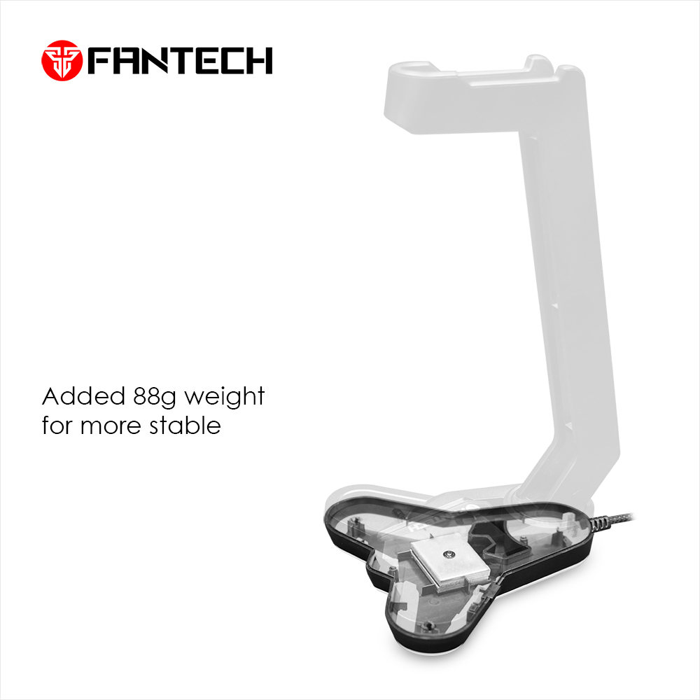 Picture of FANTECH AC3001S RGB Headphone Stand Anti-slip And Base Is Aggravating For Multi-function Earphone Stand Hot Earphone Rack