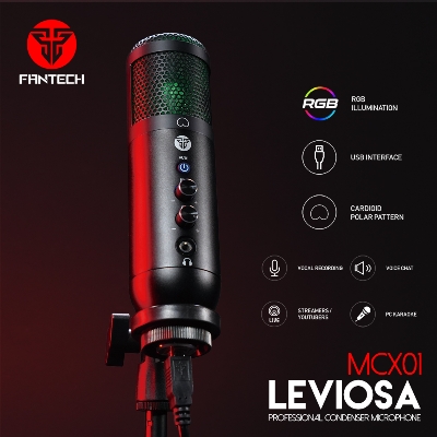 Picture of FANTECH MCX01 Leviosa RGB USB Condenser Gaming Microphone