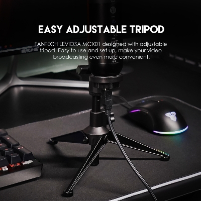 Picture of FANTECH MCX01 Leviosa RGB USB Condenser Gaming Microphone