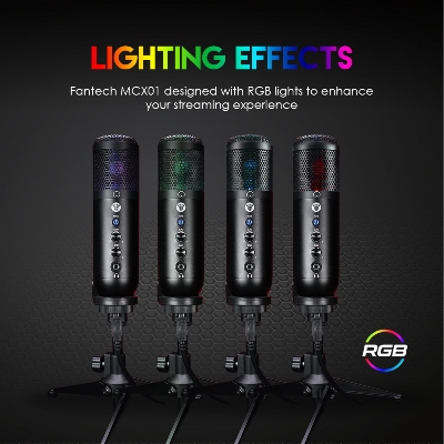 Picture of FANTECH MCX01 Leviosa RGB USB Condenser Gaming Microphone