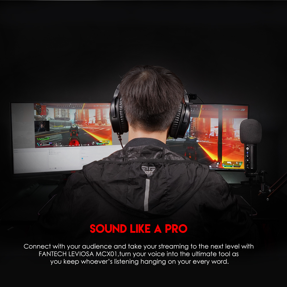 Picture of FANTECH MCX01 Leviosa RGB USB Condenser Gaming Microphone